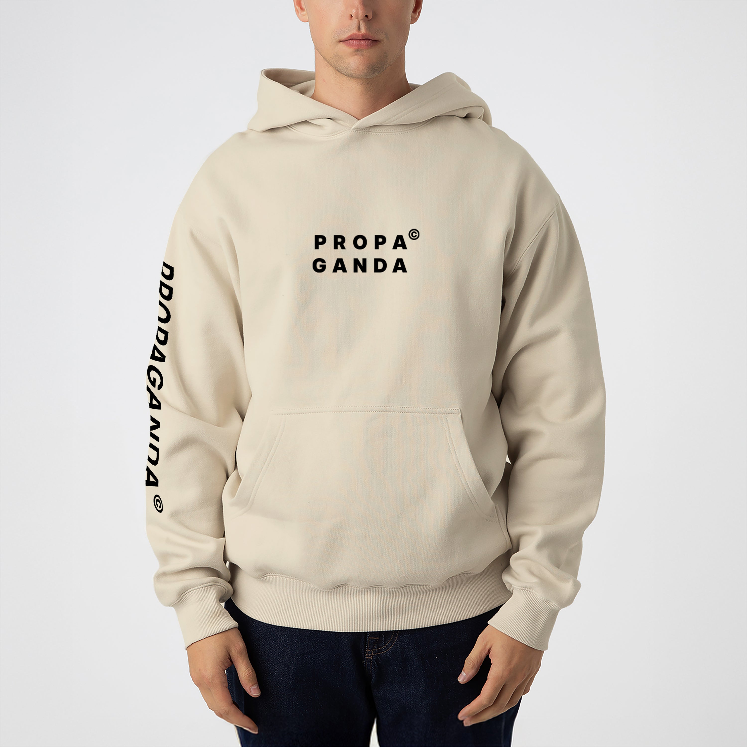 PROPAGANDA Copyright Sleeve Mark Hoodie